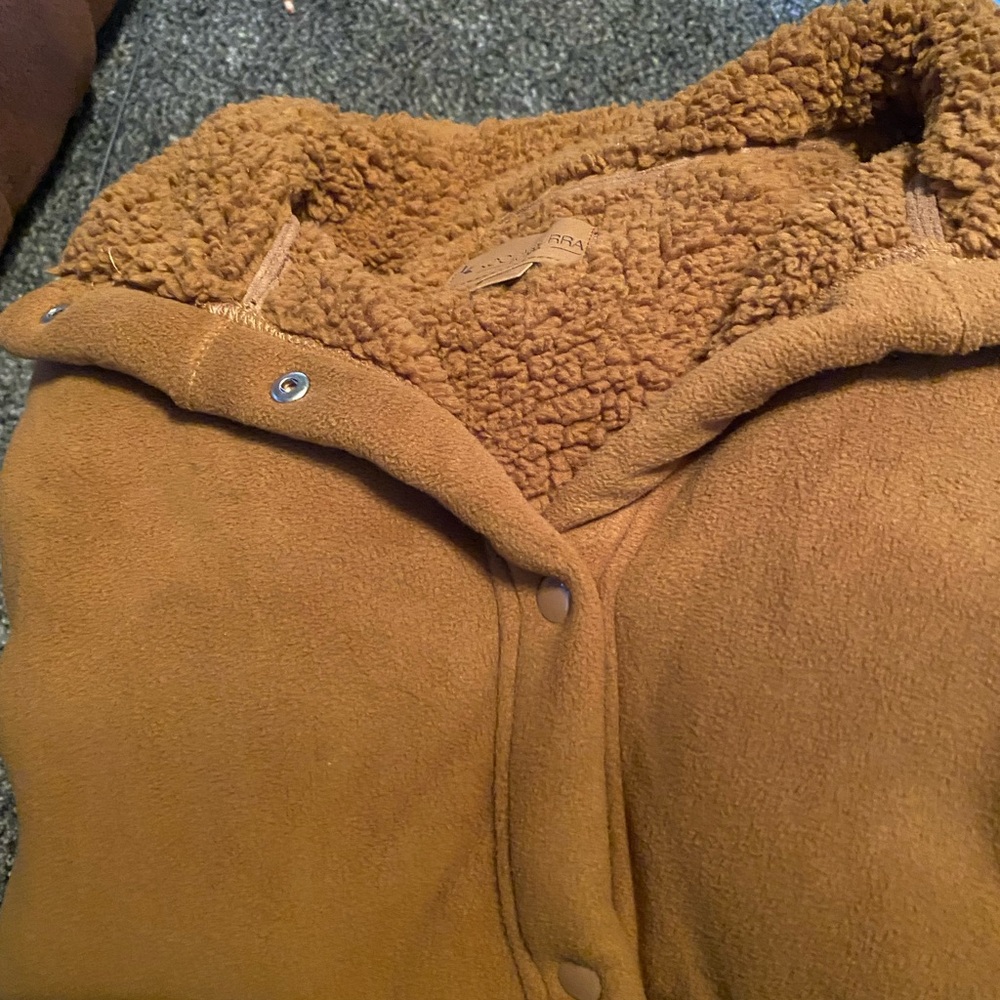 Made by Ugg brown button pull over